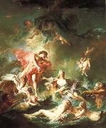 Francois Boucher The Setting of The Sun oil on canvas
